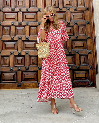 Alicia | Robe imprimée de saison