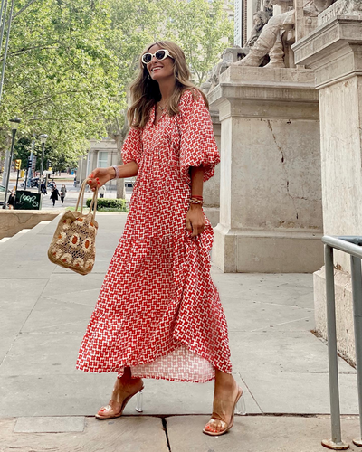 Alicia | Robe imprimée de saison