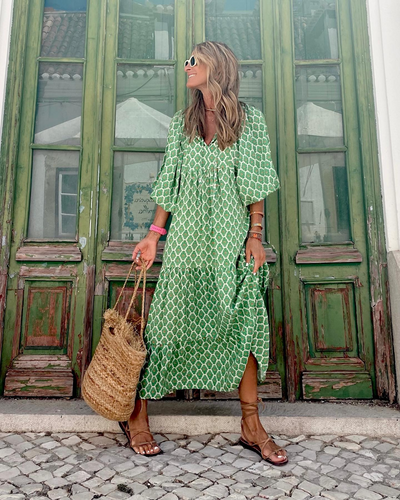 Alicia | Robe imprimée de saison
