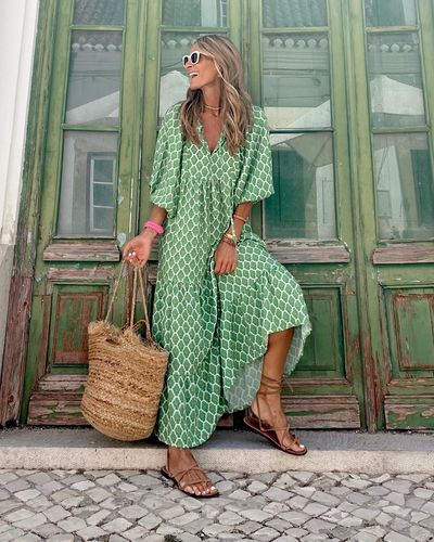 Alicia | Robe imprimée de saison