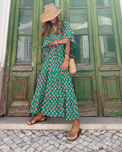 Alicia | Robe imprimée de saison