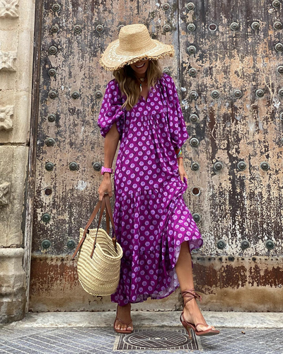 Alicia | Robe imprimée de saison