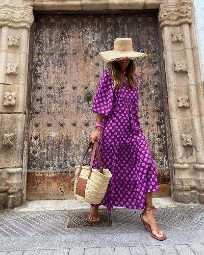 Alicia | Robe imprimée de saison
