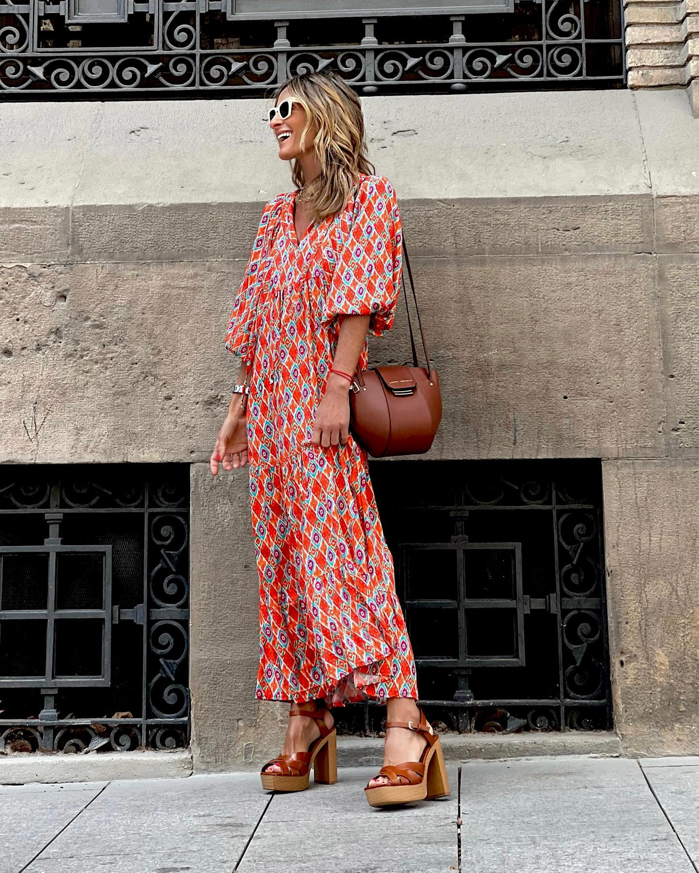 Alicia | Robe imprimée de saison