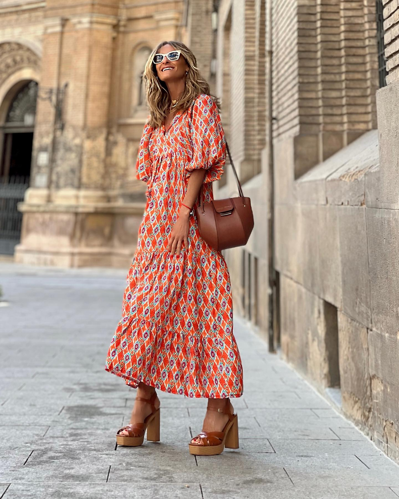 Alicia | Robe imprimée de saison