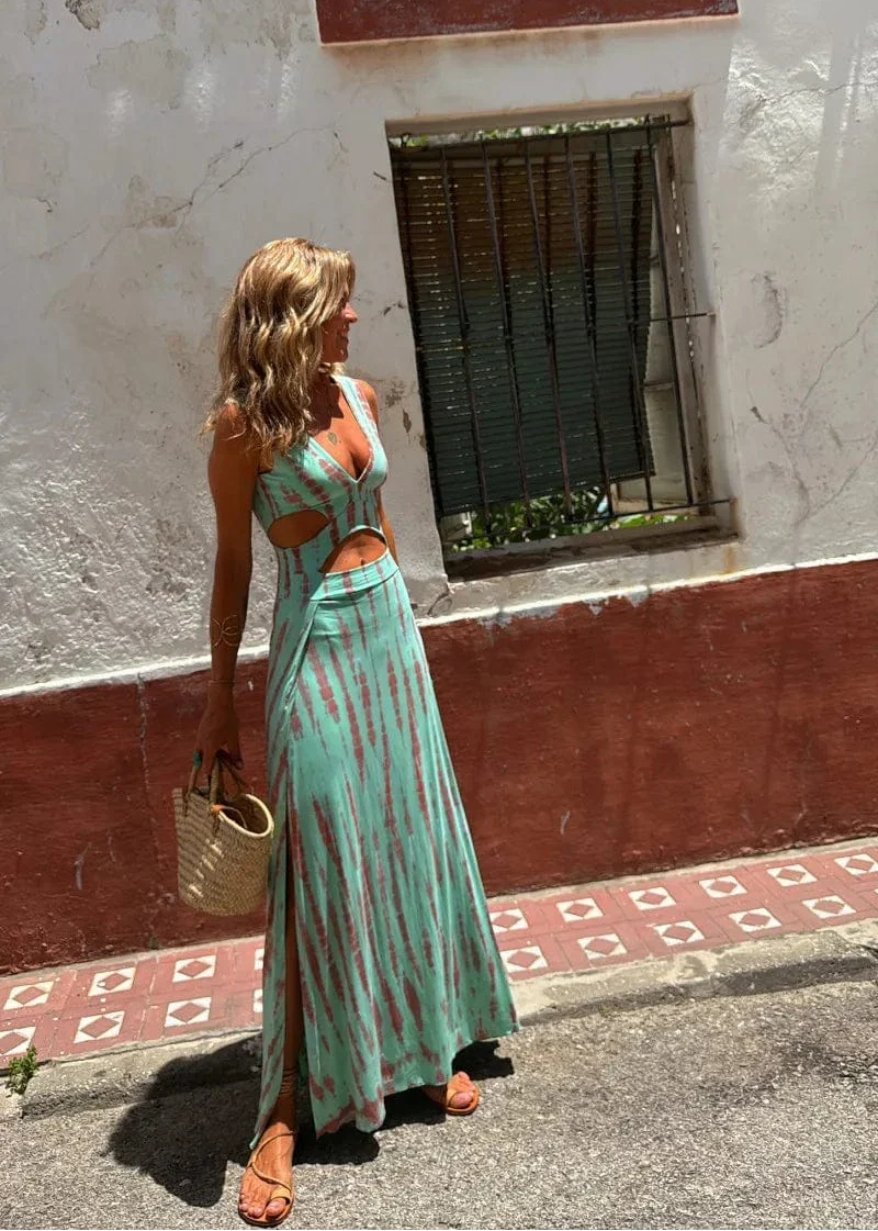 Lana | Robe imprimée tie-dye
